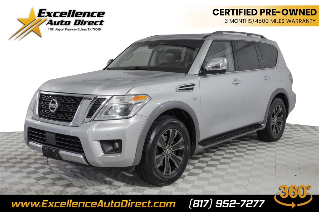 Used 2017 Nissan Armada with Bluetooth for Sale in Dallas TX