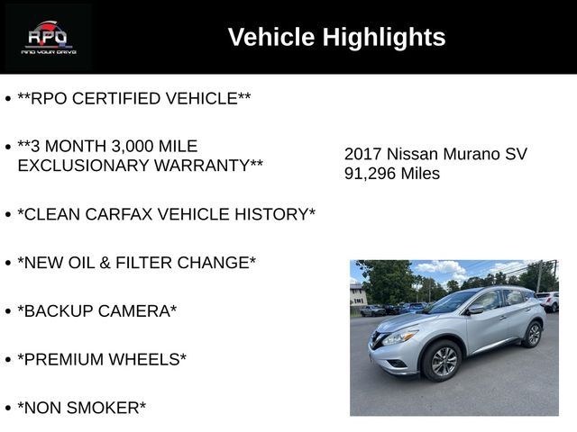 2017 Nissan Murano SV