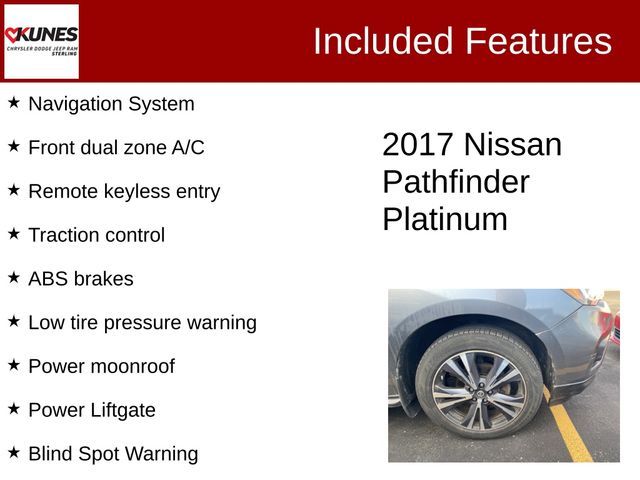 2017 Nissan Pathfinder Platinum