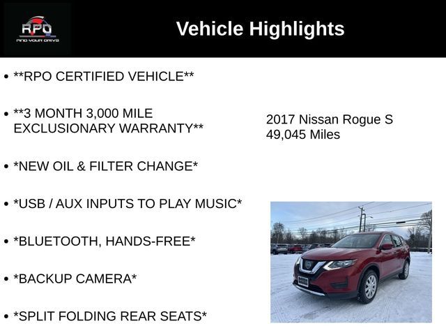 2017 Nissan Rogue S