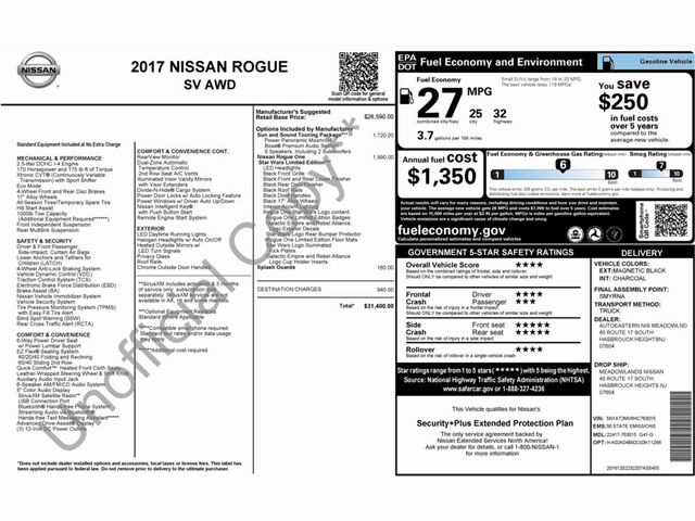 2017 Nissan Rogue SV