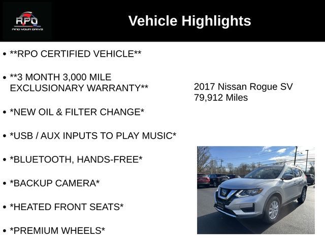 2017 Nissan Rogue SV