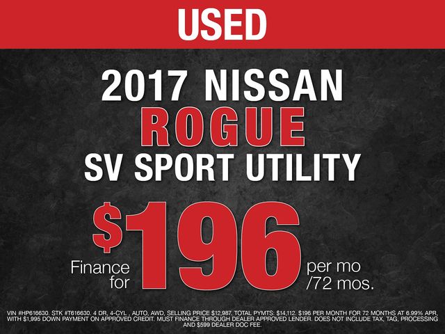 2017 Nissan Rogue SV