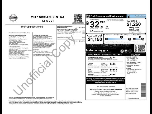 2017 Nissan Sentra S