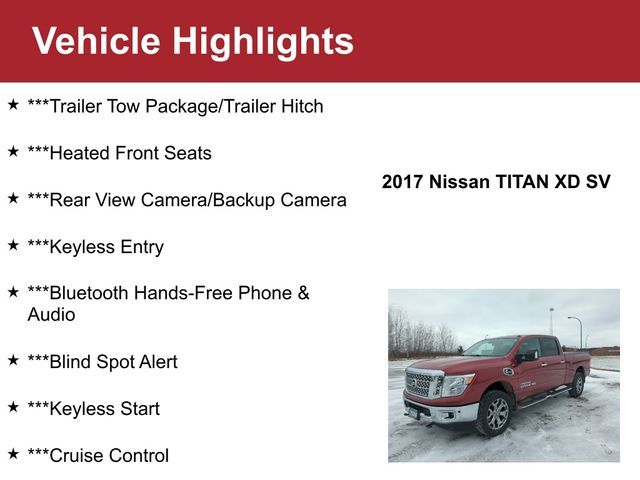 2017 Nissan Titan XD SV