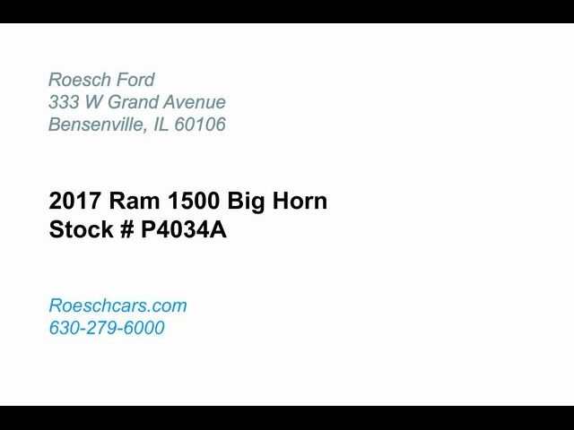 2017 Ram 1500 Big Horn