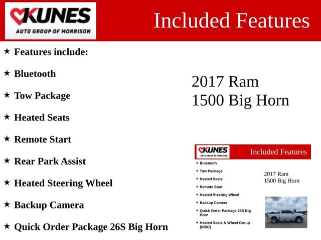 2017 Ram 1500 Big Horn