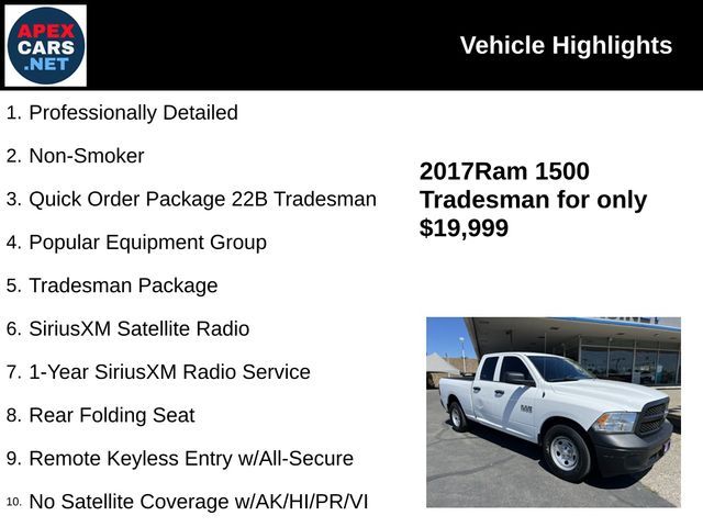 2017 Ram 1500 Tradesman