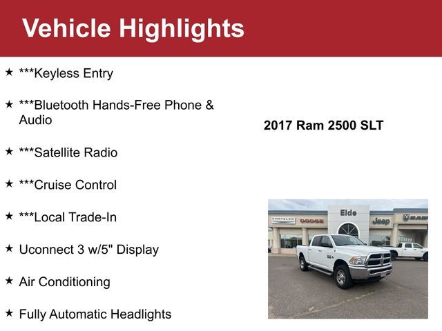 2017 Ram 2500 SLT