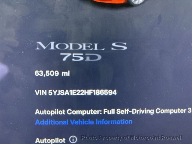 2017 Tesla Model S 75D