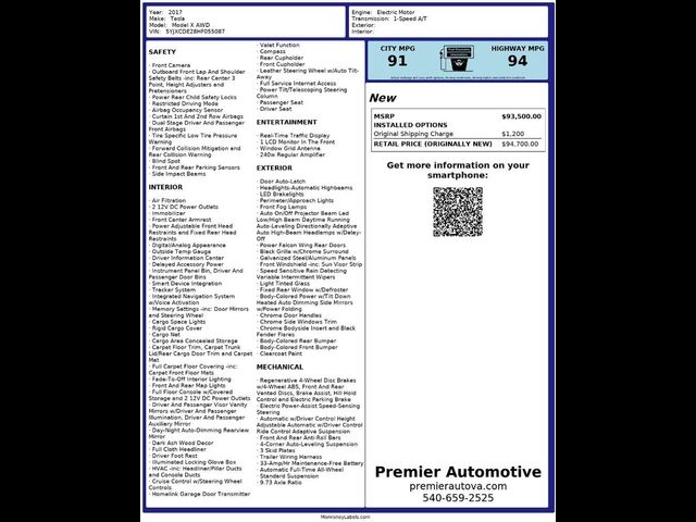 2017 Tesla Model X 100D