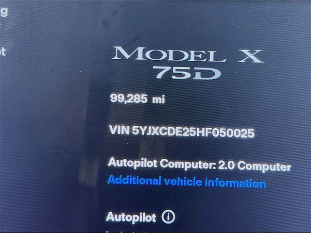 2017 Tesla Model X 75D