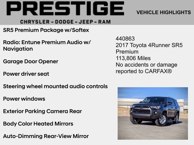 2017 Toyota 4Runner SR5 Premium