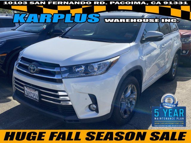 2017 Toyota Highlander Hybrid Limited Platinum