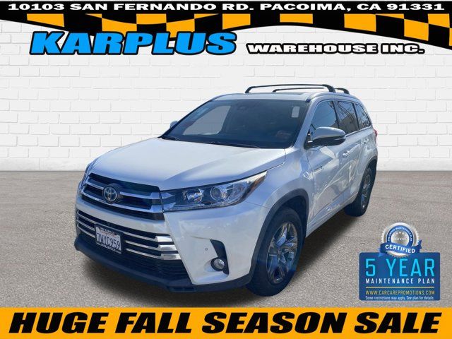 2017 Toyota Highlander Hybrid Limited Platinum