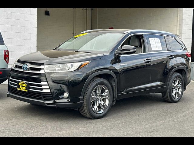 2017 Toyota Highlander Hybrid Limited Platinum