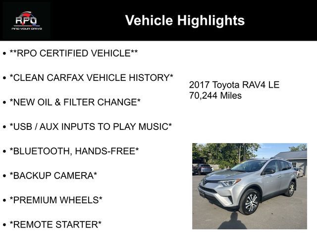 2017 Toyota RAV4 LE