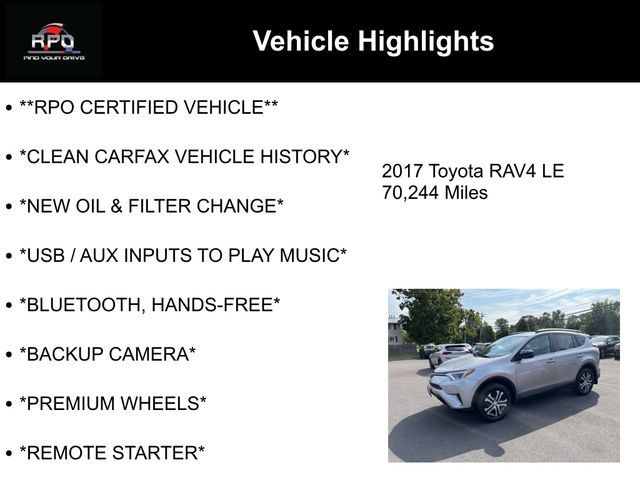 2017 Toyota RAV4 LE