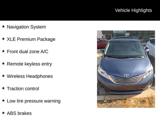 2017 Toyota Sienna XLE Premium