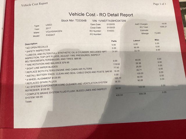 2017 Volkswagen Passat R-Line Comfort