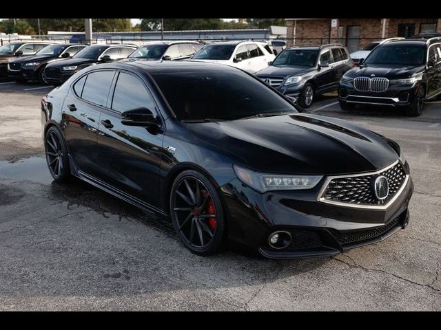 2018 Acura TLX A-Spec Red Leather