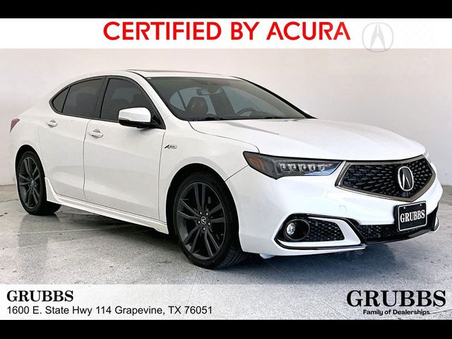 2018 Acura TLX A-Spec Red Leather