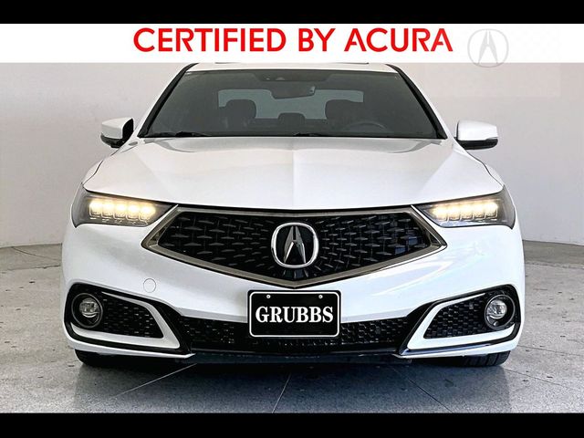 2018 Acura TLX A-Spec Red Leather