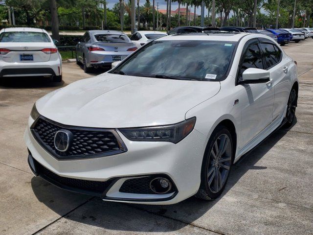 2018 Acura TLX A-Spec Red Leather