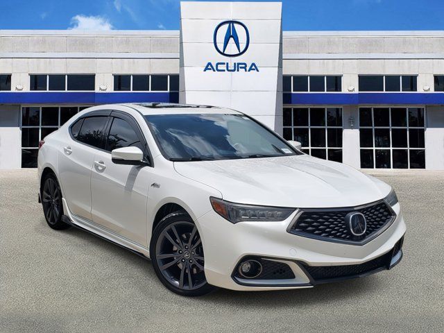 2018 Acura TLX A-Spec Red Leather