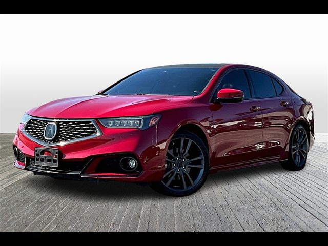 2018 Acura TLX A-Spec Red Leather