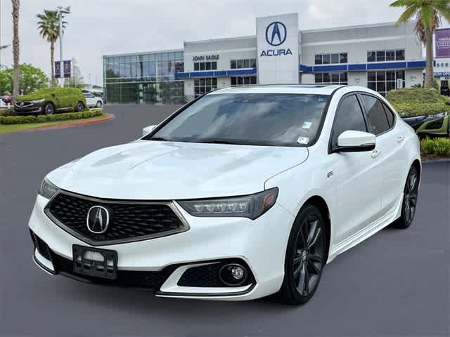 2018 Acura TLX A-Spec Red Leather