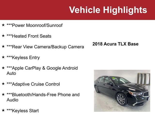 2018 Acura TLX Base