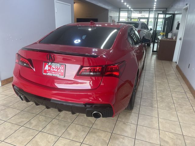 2018 Acura TLX A-Spec Red Leather