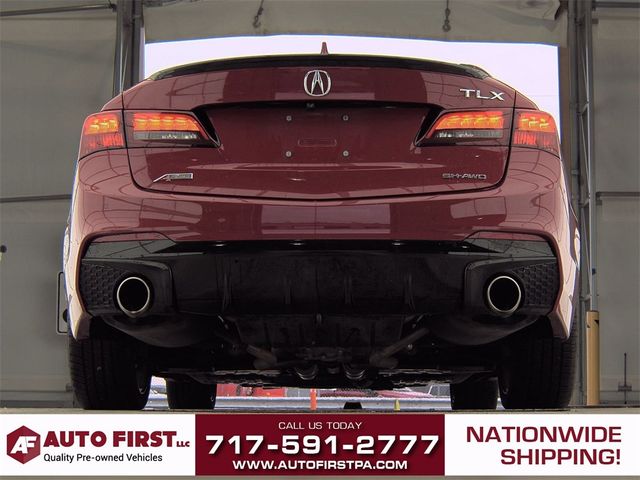 2018 Acura TLX A-Spec Red Leather