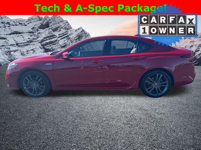 2018 Acura TLX A-Spec Red Leather