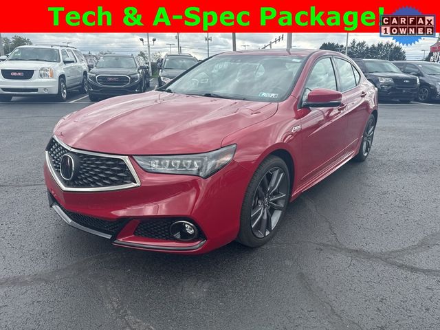 2018 Acura TLX A-Spec Red Leather