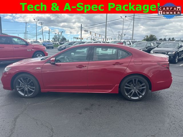 2018 Acura TLX A-Spec Red Leather