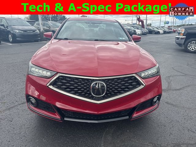 2018 Acura TLX A-Spec Red Leather