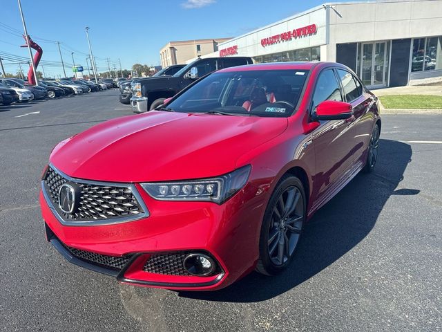 2018 Acura TLX A-Spec Red Leather