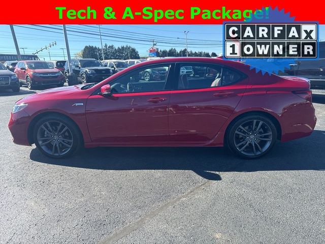 2018 Acura TLX A-Spec Red Leather