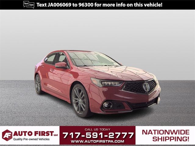 2018 Acura TLX A-Spec Red Leather