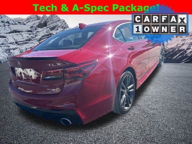 2018 Acura TLX A-Spec Red Leather