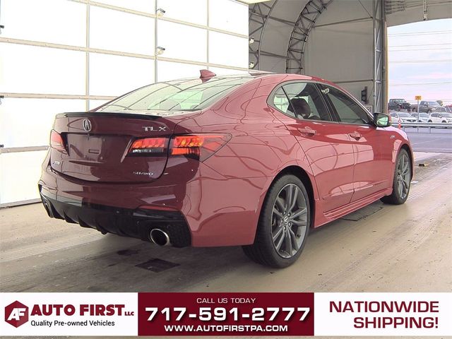 2018 Acura TLX A-Spec Red Leather