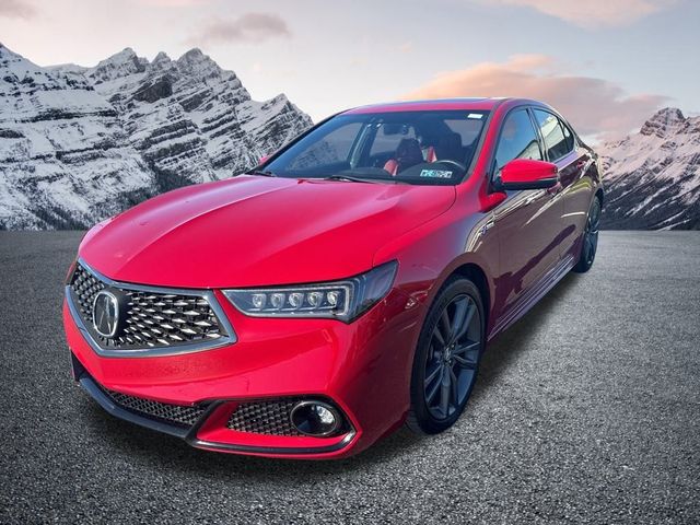 2018 Acura TLX A-Spec Red Leather