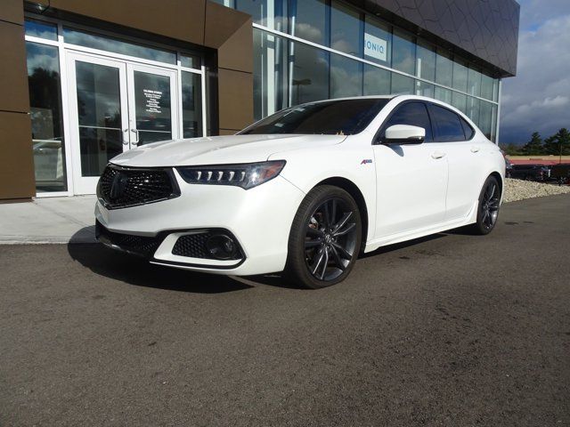 2018 Acura TLX A-Spec Red Leather