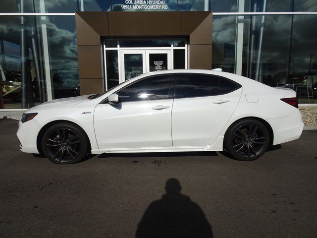 2018 Acura TLX A-Spec Red Leather