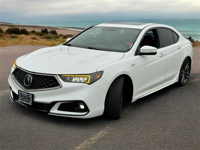 2018 Acura TLX A-Spec Red Leather