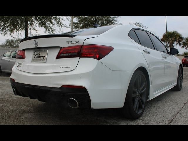 2018 Acura TLX A-Spec Red Leather