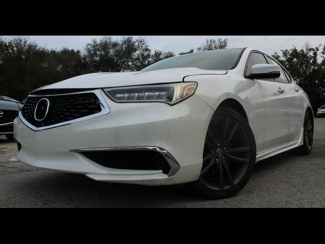 2018 Acura TLX A-Spec Red Leather