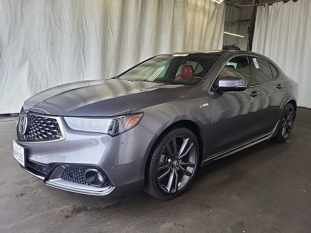 2018 Acura TLX A-Spec Red Leather